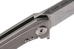 ANV Z300 Sleipner, Framelock, Titanium, ANVZ300-015 Couteau De Poche -Spyder Couteau Magasin ANVZ300 015 06 anv knives