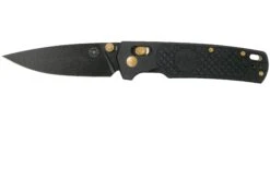 Amare FieldBro Black, Gold, Black FB-BGB Couteau De Poche, Uli Hennicke Design