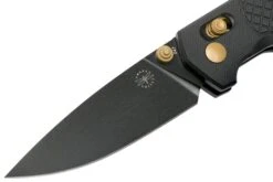 Amare FieldBro Black, Gold, Black FB-BGB Couteau De Poche, Uli Hennicke Design -Spyder Couteau Magasin AS FB BGB 03 amare knives