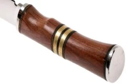 Autine Hunting Knife, Rosewood, D2, Fourreau RH Brun, Couteau De Chasse -Spyder Couteau Magasin AT HUNTING 04 autine at hunting 04