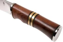 Autine Hunting Knife, Rosewood, D2, Fourreau RH Brun, Couteau De Chasse -Spyder Couteau Magasin AT HUNTING 05 autine at hunting 05