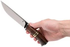 Autine Hunting Knife, Rosewood, D2, Fourreau RH Brun, Couteau De Chasse -Spyder Couteau Magasin AT HUNTING 06 autine at hunting 06