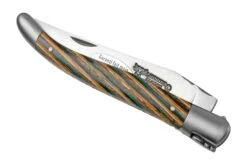 Laguiole En Aubrac Samba Brown L0212SAMIF Bois De Samba Marron, Mat, Couteau De Poche 12 Cm -Spyder Couteau Magasin AUL0212SAMIF 04 laguioleaubrac