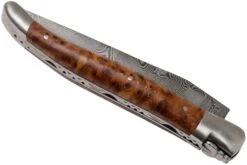 Laguiole En Aubrac 12 Cm Balbach Damast, Tuya L0212THI/FDBB1, Couteau Laguiole -Spyder Couteau Magasin AUL0212THI FDBB1 04 laguiole en aubrac