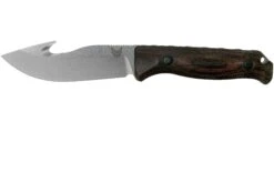 Benchmade Saddle Mountain Skinner Hook Wood 15004 Couteau De Chasse