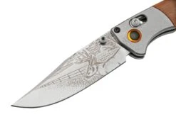 Benchmade Mini Crooked River Whitetail Limited Edition Artist Series 15085-2202, Couteau De Poche De Chasse, Casey Underwood Design -Spyder Couteau Magasin BE15085 2202 04 benchmade