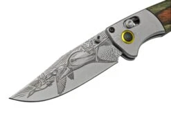 Benchmade Mini Crooked River Mallard Limited Edition Artist Series 15085-2203, Couteau De Poche De Chasse, Casey Underwood Design -Spyder Couteau Magasin BE15085 2203 03 benchmade