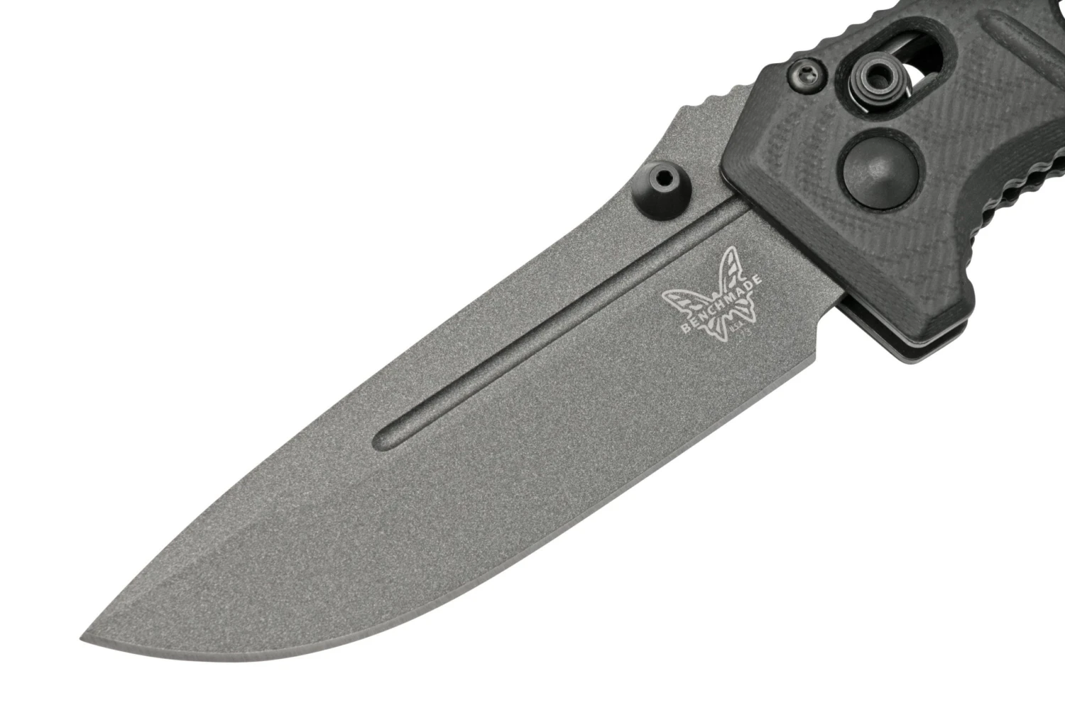 Benchmade 273GY-1 Sibert Mini Adamas Black G10, Tungsten Grey Couteau De Poche, Shane Sibert Design 5 Benchmade 273GY-1 Sibert Mini Adamas Black G10, Tungsten Grey Couteau De Poche, Shane Sibert Design – Image 3