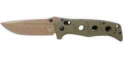 Benchmade 275FE-2 Sibert Adamas OD Green G10, Flat Earth Couteau De Poche, Shane Sibert Design