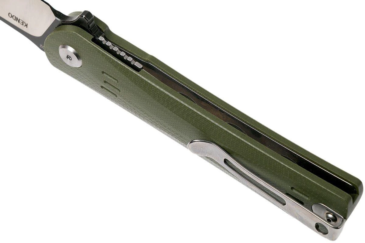 Bestech Kendo Green G10 BG06B-2 Couteau De Poche 9 Bestech Kendo Green G10 BG06B-2 Couteau De Poche – Image 7