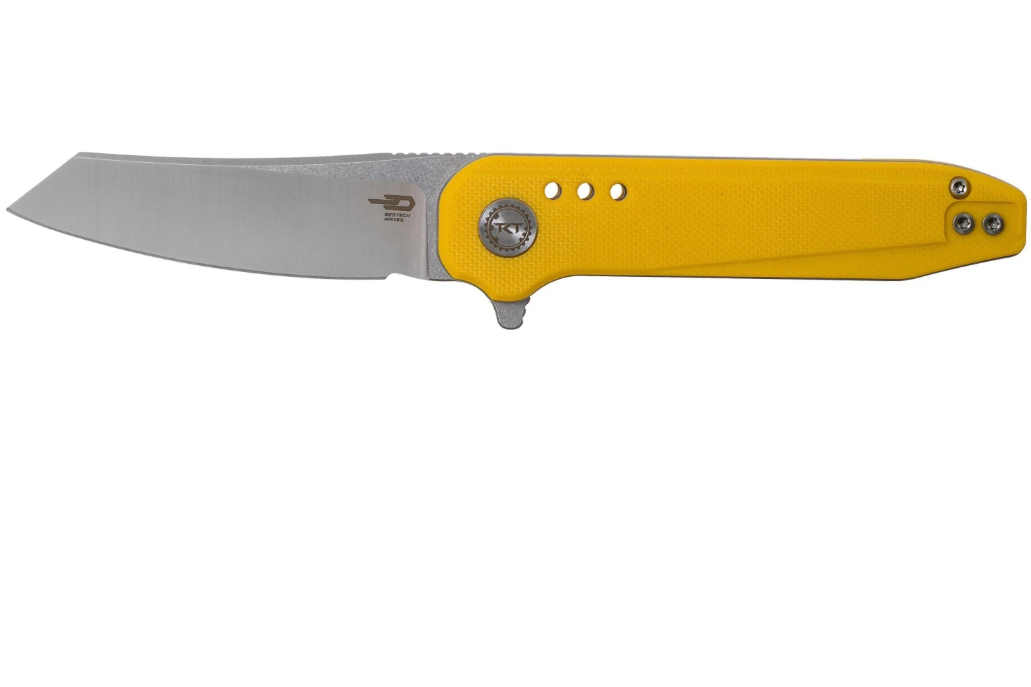 Bestech Syntax BG40B Yellow G10, Two Tone Satin Couteau De Poche, Todd Knife & Tool Design 3 Bestech Syntax BG40B Yellow G10, Two Tone Satin Couteau De Poche, Todd Knife & Tool Design
