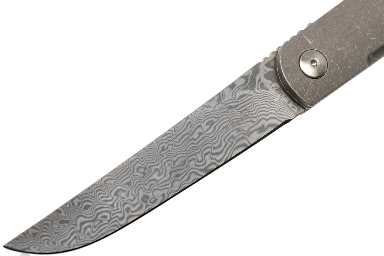 Böker Plus Nori Damascus 01BO897DAM Couteau De Poche, Kansei Matsuno Design 5 Böker Plus Nori Damascus 01BO897DAM Couteau De Poche, Kansei Matsuno Design – Image 3