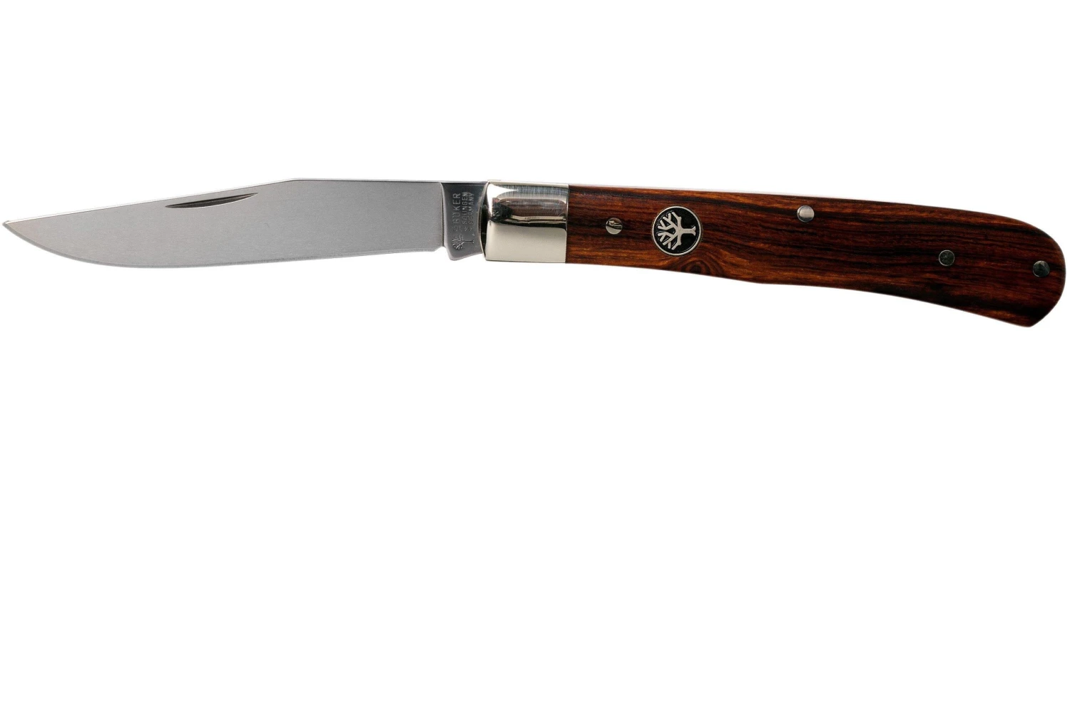 Böker Trapper Uno Desert Ironwood 112565 Couteau De Poche Slipjoint 3 Böker Trapper Uno Desert Ironwood 112565 Couteau De Poche Slipjoint