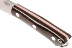 Bark River Fox River II LT CPM 3V, Green Canvas Micarta, Red Liners -Spyder Couteau Magasin BRK01 224GNC RL 05 bark river brk01 224gnc rl 05