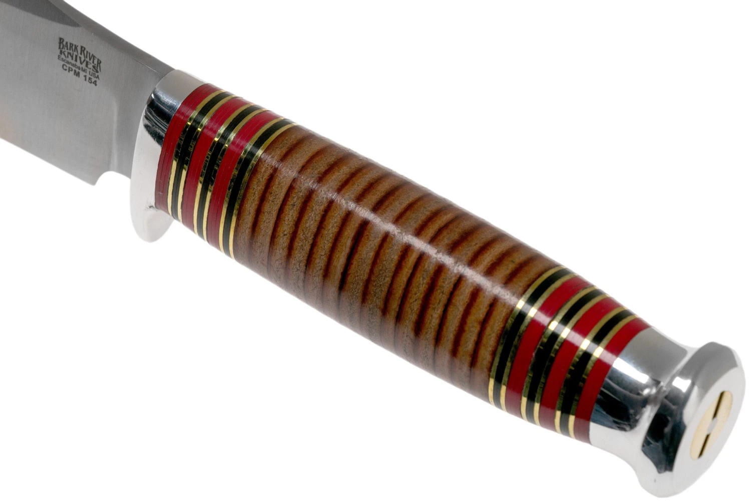 Bark River Trailmate 2 CPM154 Stacked Leather Couteau De Chasse 7 Bark River Trailmate 2 CPM154 Stacked Leather Couteau De Chasse â Image 5