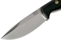 Bark River North Country EDC CPM 154, Black Canvas Micarta, Mosaic Pins Couteau Fixe -Spyder Couteau Magasin BRK02 054BCMMP 03 bark river knives