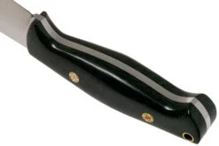 Bark River North Country EDC CPM 154, Black Canvas Micarta, Mosaic Pins Couteau Fixe -Spyder Couteau Magasin BRK02 054BCMMP 04 bark river knives