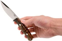 Bark River North Country EDC CPM 154, Gold & Black Elder Burl -Spyder Couteau Magasin BRK02 054BRKGEB 06 bark river brk02 054brkgeb 06