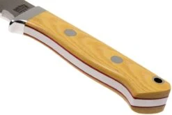 Bark River Huntsman A2, Antique Ivory Micarta, Red Liners -Spyder Couteau Magasin BRK02 111AIVRL 04 bark river brk02 111aivrl 04