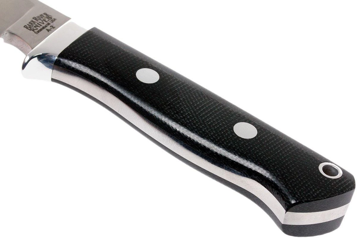 Bark River Huntsman A2, Black Canvas Micarta 6 Bark River Huntsman A2, Black Canvas Micarta â Image 4