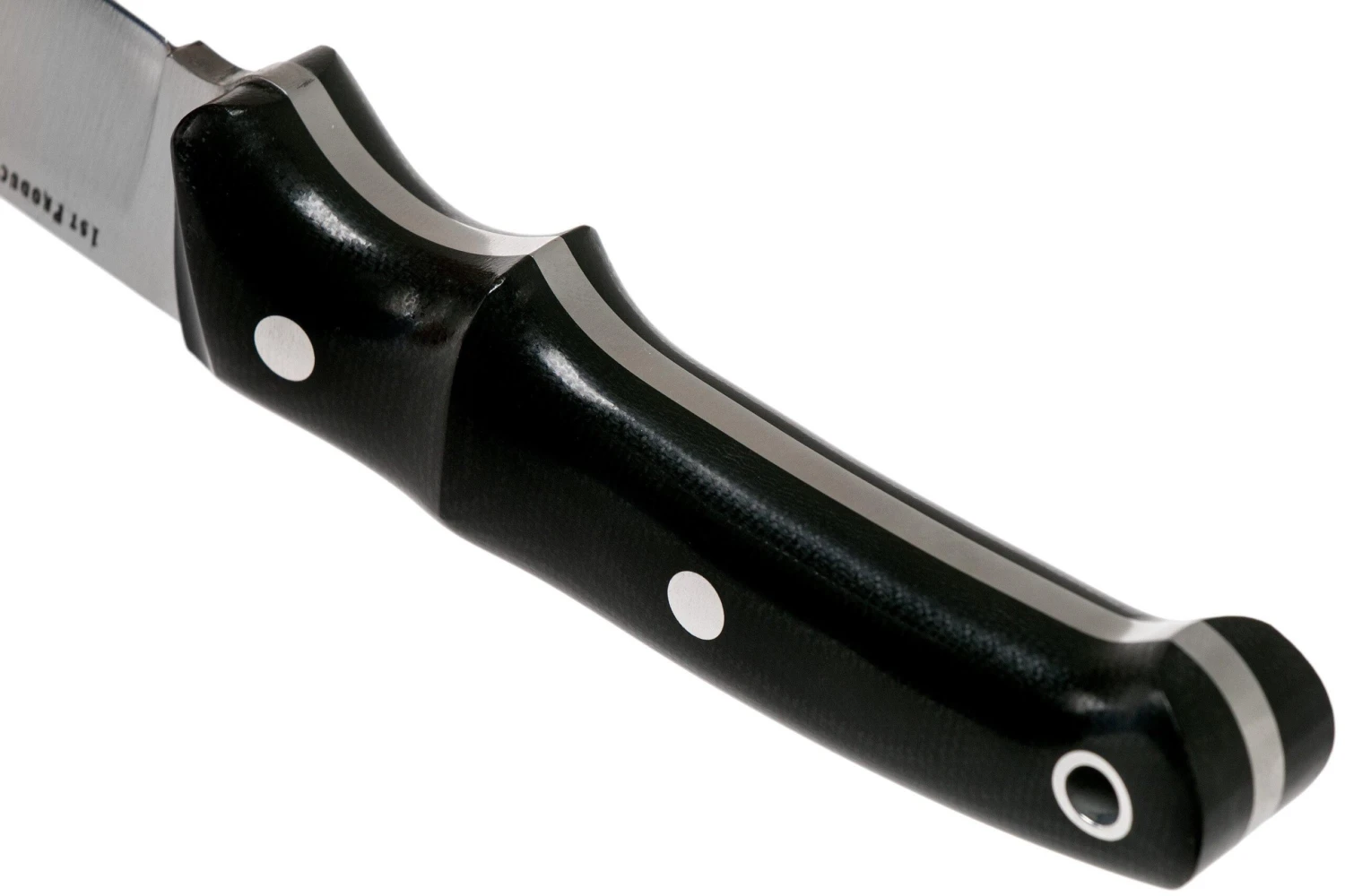 Bark River Guardless Drop Point Hunter CPM 154 Black Canvas Micarta Couteau De Chasse 6 Bark River Guardless Drop Point Hunter CPM 154 Black Canvas Micarta Couteau De Chasse – Image 4