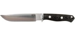 Bark River GamesKeeper II A2, Matte Black Linen Micarta