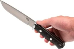 Bark River GamesKeeper II A2, Matte Black Linen Micarta -Spyder Couteau Magasin BRK02 221BRKLM 06 bark river brk02 221brklm 06