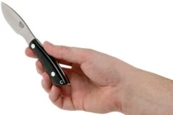 Bark River Mini Canadian CPM 3V Black Canvas Micarta Couteau Fixe -Spyder Couteau Magasin BRK03 121BKRC 05 bark river knives