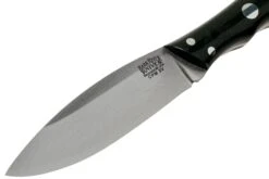 Bark River Lil’ Canadian CPM 3V Black Canvas Micarta Couteau Fixe -Spyder Couteau Magasin BRK03 122BKRC 03 bark river knives