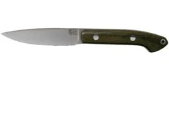 Bark River Bird & Trout CPM S45VN, Green Canvas Micarta