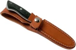 Bark River Mini Aurora Hunter CPM 3V, Black Canvas Micarta -Spyder Couteau Magasin BRK06 028BRKC 06 bark river knives