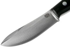 Bark River Aurora Hunter CPM 3V, Black Canvas Micarta, Brown Sheath -Spyder Couteau Magasin BRK06 128BRKC 03 bark river knives