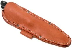 Bark River Aurora Hunter CPM 3V, Black Canvas Micarta, Brown Sheath -Spyder Couteau Magasin BRK06 128BRKC 07 bark river knives