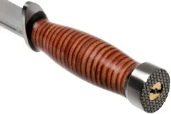 Bark River Quartermaster CPM 3V, Stacked Leather -Spyder Couteau Magasin BRK07 229SDL 04 bark river knives