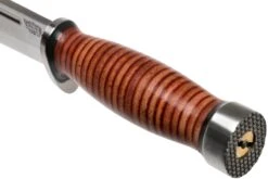 Bark River Quartermaster CPM 3V, Stacked Leather -Spyder Couteau Magasin BRK07 229SDL 05 bark river knives