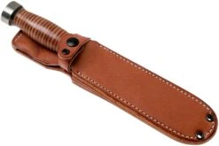 Bark River Quartermaster CPM 3V, Stacked Leather -Spyder Couteau Magasin BRK07 229SDL 07 bark river knives