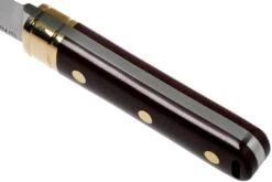 Bark River Kitsuné Tanto CPM 154, Burgundy Canvas Micarta Couteau à Lame Fixe -Spyder Couteau Magasin BRK08 051BCM BB 04 bark river knives