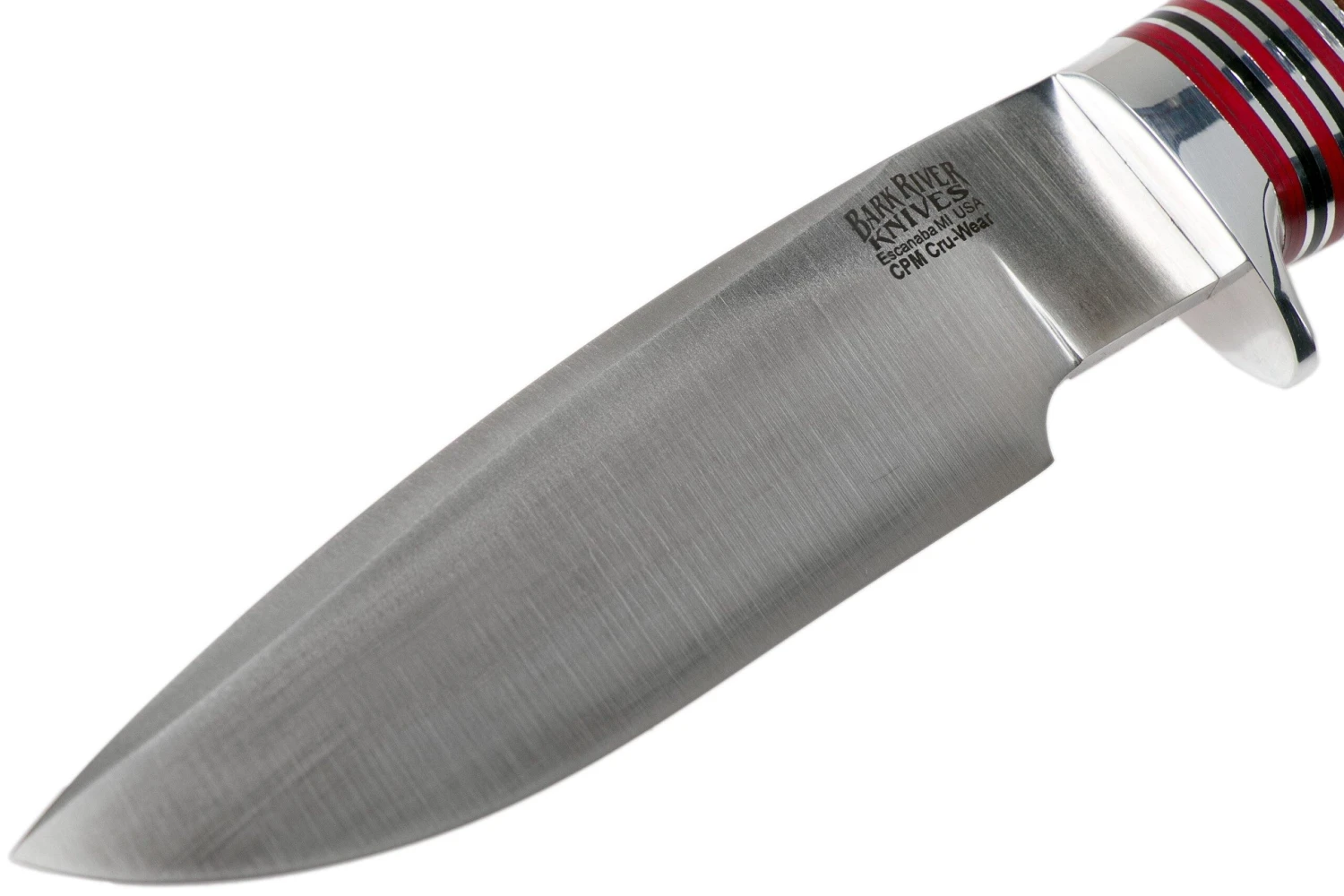 Bark River Michigan Hunter CPM Cru Wear Stacked Leather Couteau De Chasse 5 Bark River Michigan Hunter CPM Cru Wear Stacked Leather Couteau De Chasse – Image 3