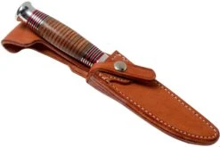 Bark River Michigan Hunter CPM Cru Wear Stacked Leather Couteau De Chasse 14 Bark River Michigan Hunter CPM Cru Wear Stacked Leather Couteau De Chasse -Spyder Couteau Magasin BRK08 161SDL 06 bark river knives