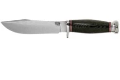 Bark River Special Hunting Knife CPM Cru-Wear, Black Canvas Micarta Couteau De Chasse