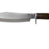 Bark River Shining Mountain Bowie A2 Aged Stacked Leather, Single Quillion Couteau Bowie