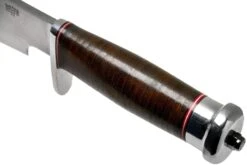 Bark River Shining Mountain Bowie A2 Aged Stacked Leather, Single Quillion Couteau Bowie -Spyder Couteau Magasin BRK08 212ASDL01 05 bark river knives