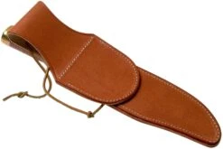 Bark River V-44 Bowie A2 Stacked Leather, Brass Double Quillion, Couteau Bowie -Spyder Couteau Magasin BRK08 231SDL BDQ 07 bark river knives