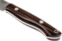 Bark River Mini Kalahari A2, Macassar Ebony, Brown Sheath -Spyder Couteau Magasin BRK12 012MAK 04 bark river brk12 012mak 04