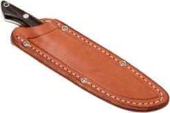 Bark River Mini Kalahari A2, Macassar Ebony, Brown Sheath -Spyder Couteau Magasin BRK12 012MAK 07 bark river brk12 012mak 07