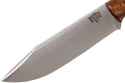 Bark River Sahara Hunter A2, Chechen Burl, Brown Sheath -Spyder Couteau Magasin BRK12 115CBRK1 03 bark river brk12 115cbrk1 03