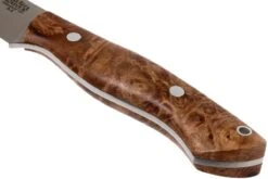 Bark River Sahara Hunter A2, Chechen Burl, Brown Sheath -Spyder Couteau Magasin BRK12 115CBRK1 04 bark river brk12 115cbrk1 04
