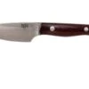 Bark River Kalahari Bushman A2, Maroon Linen Micarta, Brown Sheath