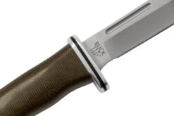 Buck 117 Brahma Pro, Green Micarta, 0117GRS, Couteau De Chasse -Spyder Couteau Magasin BUCK0117GRS 05 buck