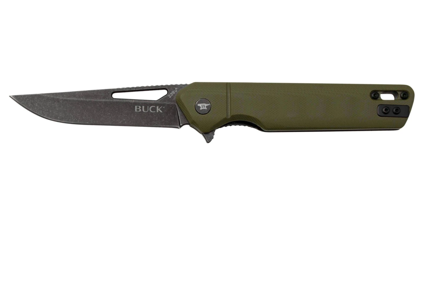 Buck Infusion Modified Tanto 0239GRS OD Green G10, Couteau De Poche 3 Buck Infusion Modified Tanto 0239GRS OD Green G10, Couteau De Poche